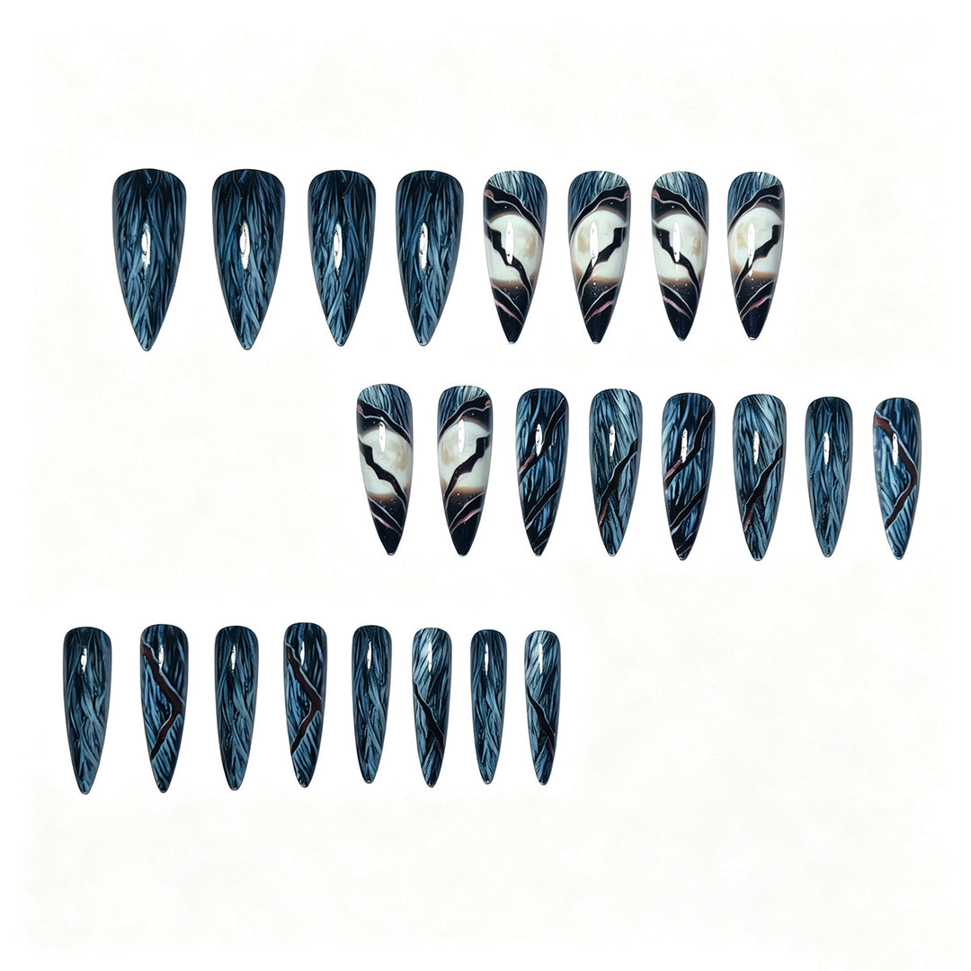 Artistic Stiletto Nail Art Bowlift