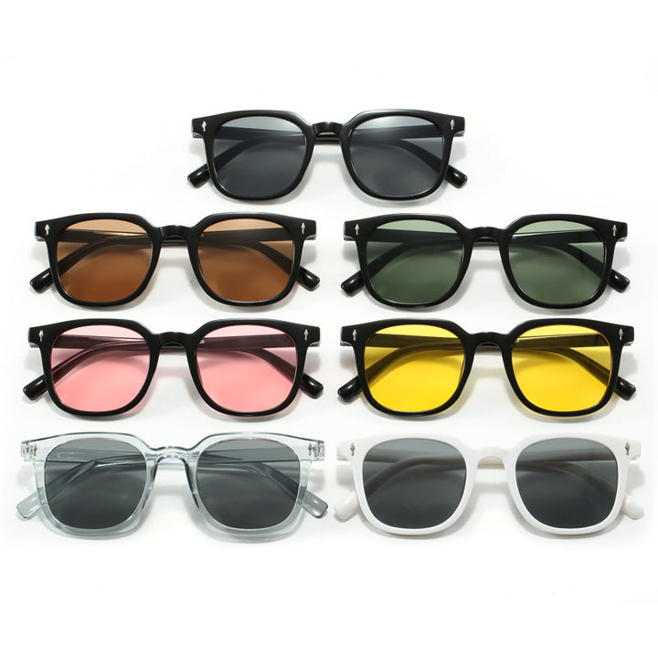 Women's fashionable square sunglasses with durable plastic frame Bowlift