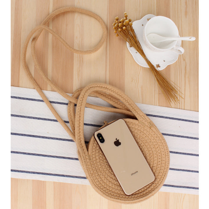 Round Macrame Shoulder Bag Bowlift