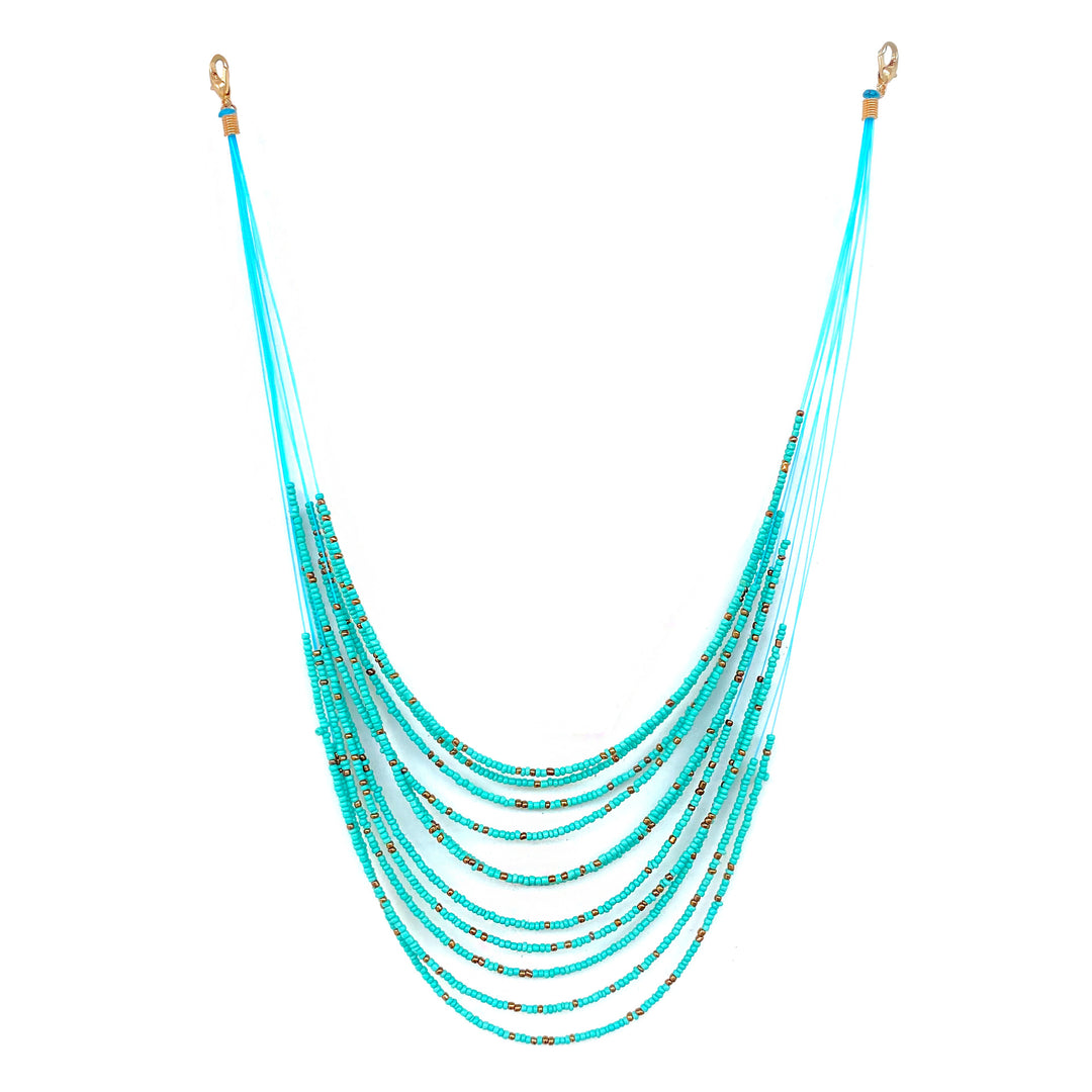 Multi-Strand Beaded Necklace Bowlift