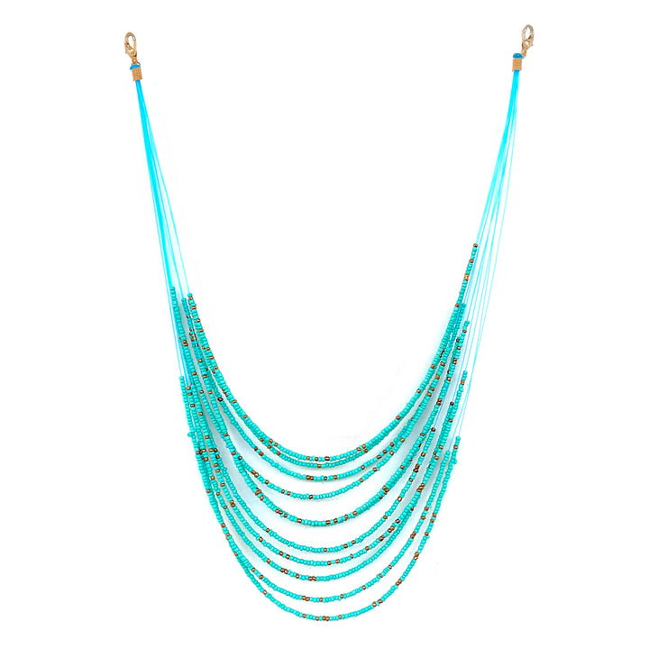 Multi-Strand Beaded Necklace Bowlift