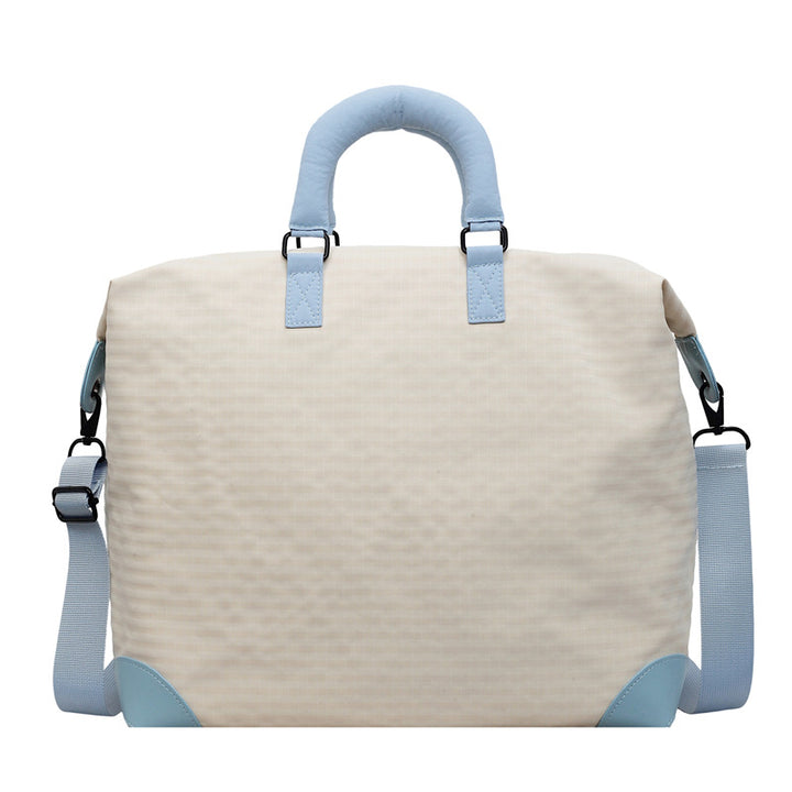 Fashionable Travel Bag with Ergonomic Carrying Strap and Structured Interior Bowlift