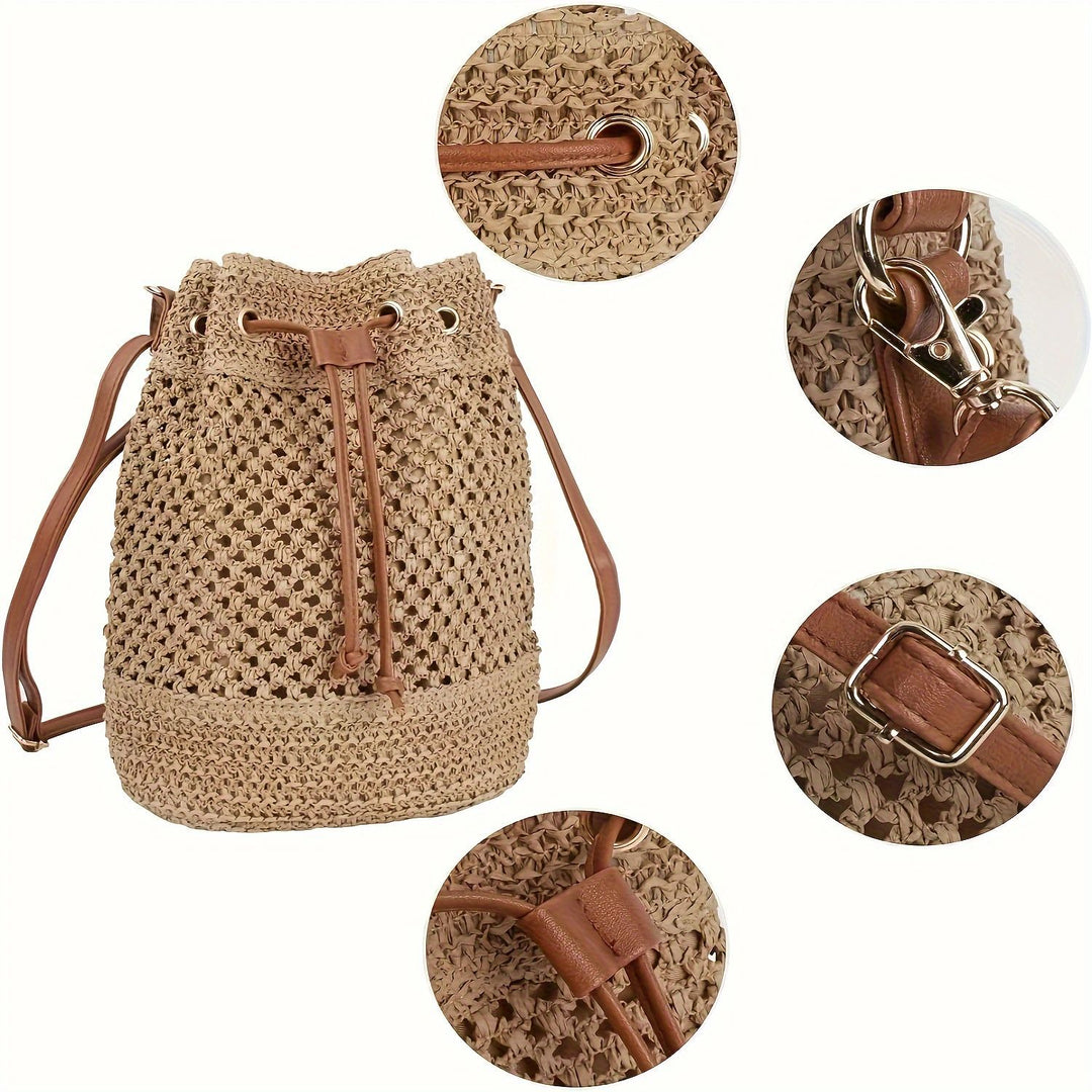 Hand-knotted bags with foldable design Bowlift