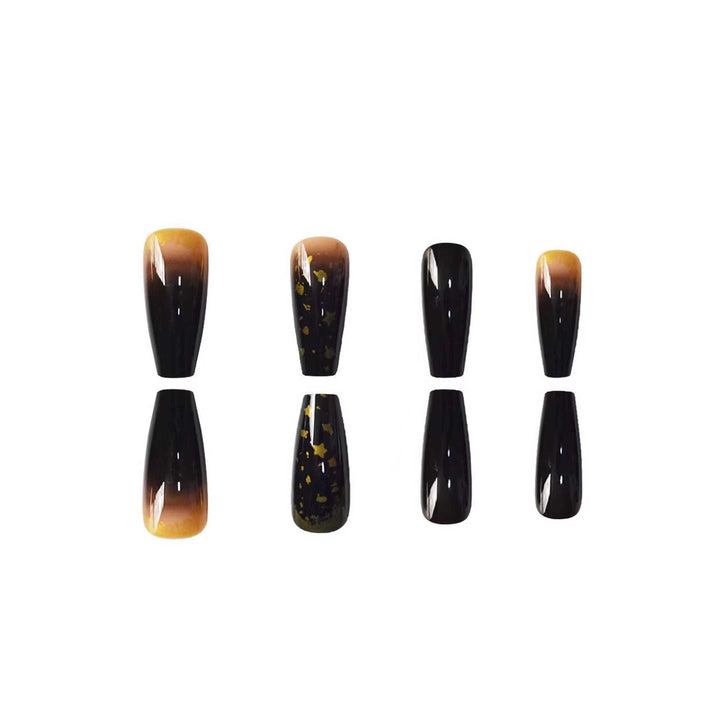 Glamorous Starry Night-Inspired Press-On Nail Set Bowlift