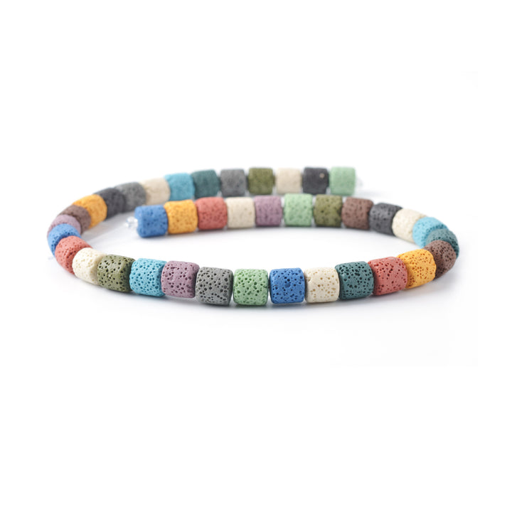 Natural Lava Stone Bead Necklace Bowlift