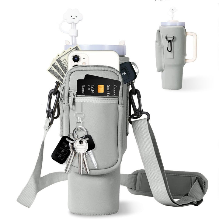 Women Multifunctional Drink Bag with Credit Card Slots Bowlift