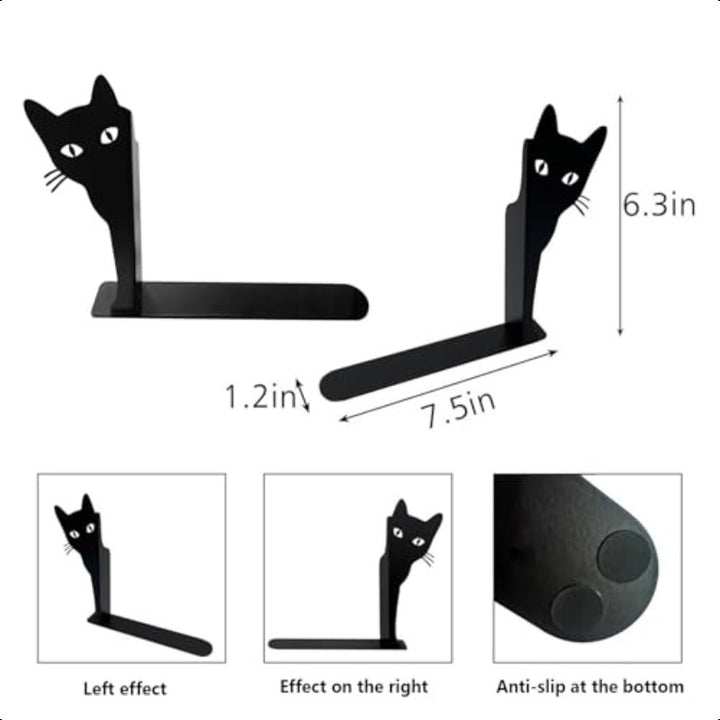 Cat-Themed Decorative Bookend
