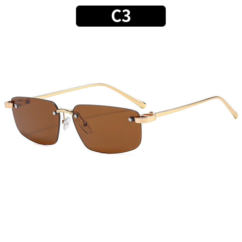 Minimalist Rectangular Sunglasses
