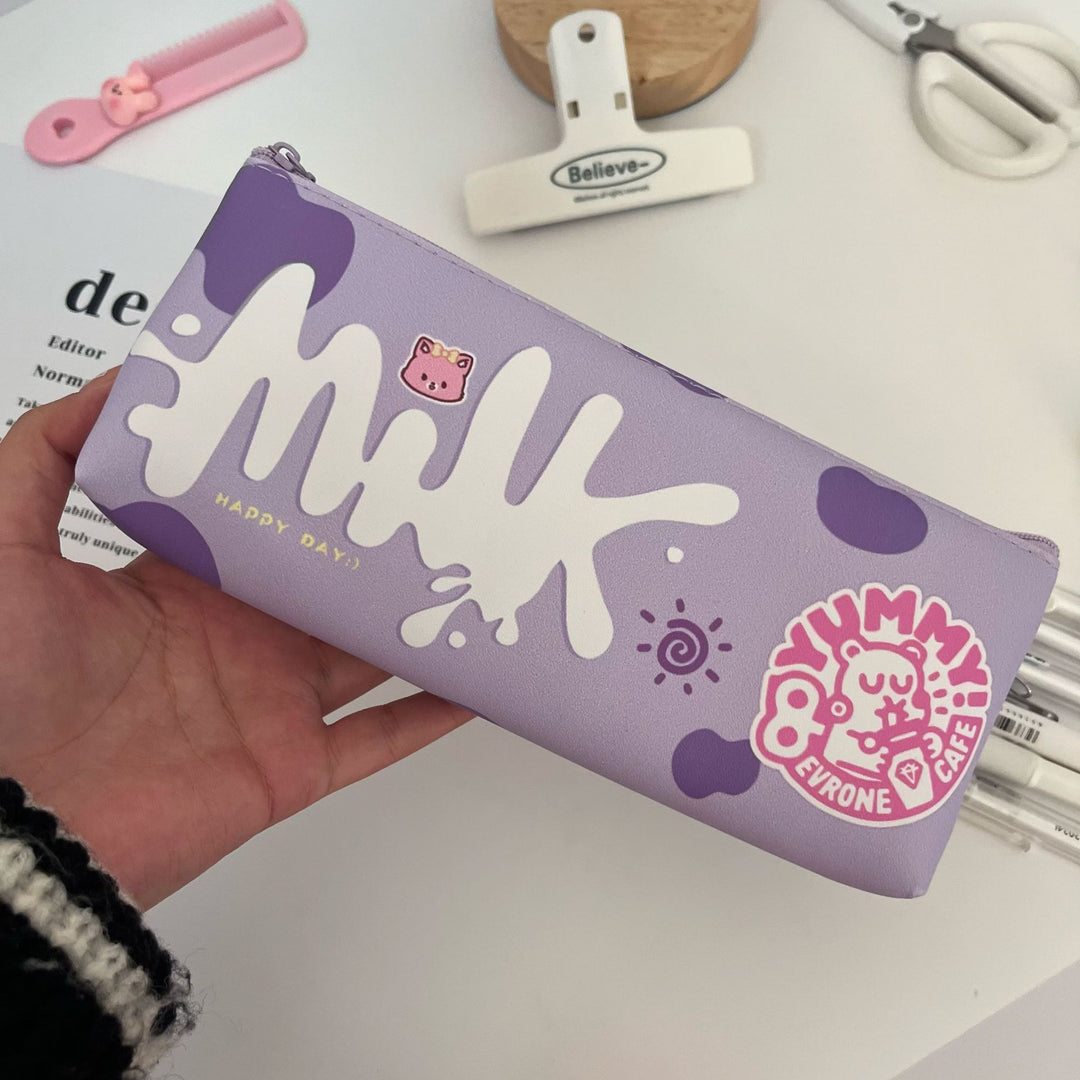Cute Cartoon Print Pencil Case Bowlift