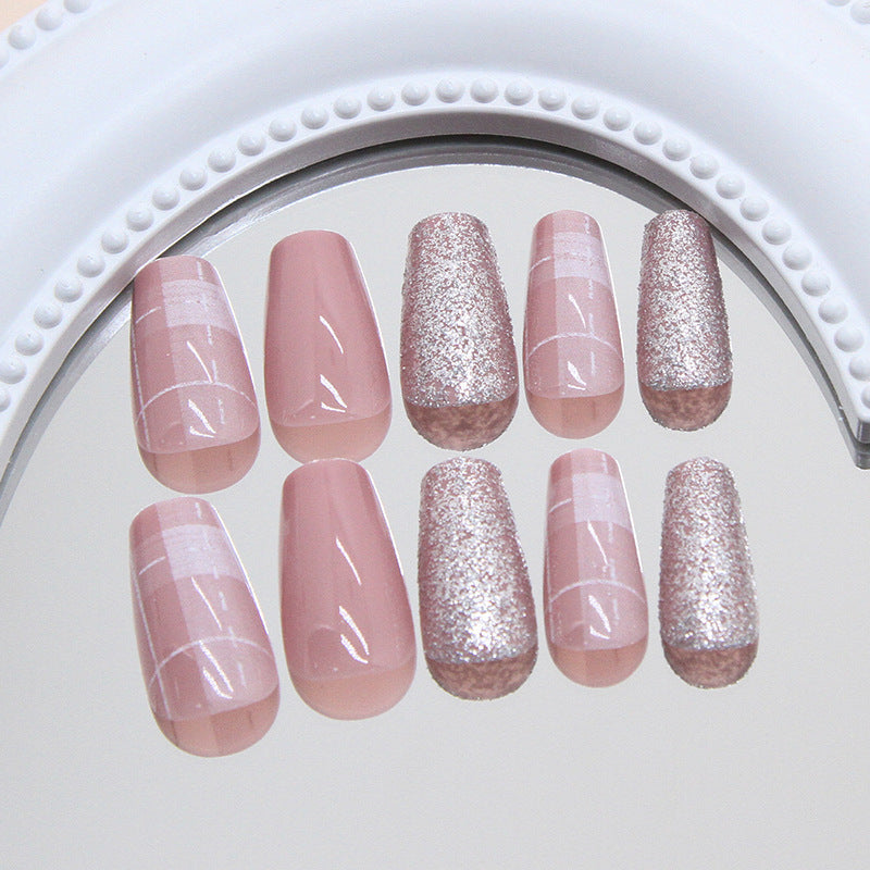 Elegant Press-On Nail Design Bowlift