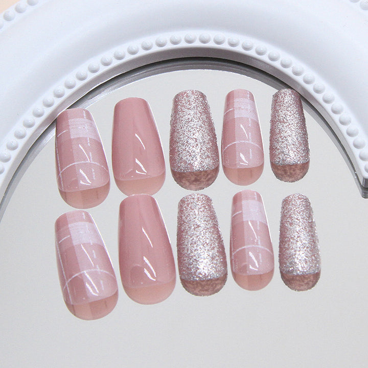 Elegant Press-On Nail Design Bowlift