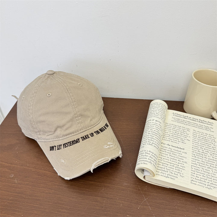 Men's Vintage Distressed Baseball Cap Bowlift