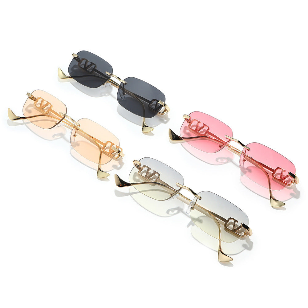 Chic Vintage-Inspired Rectangle Sunglasses Bowlift