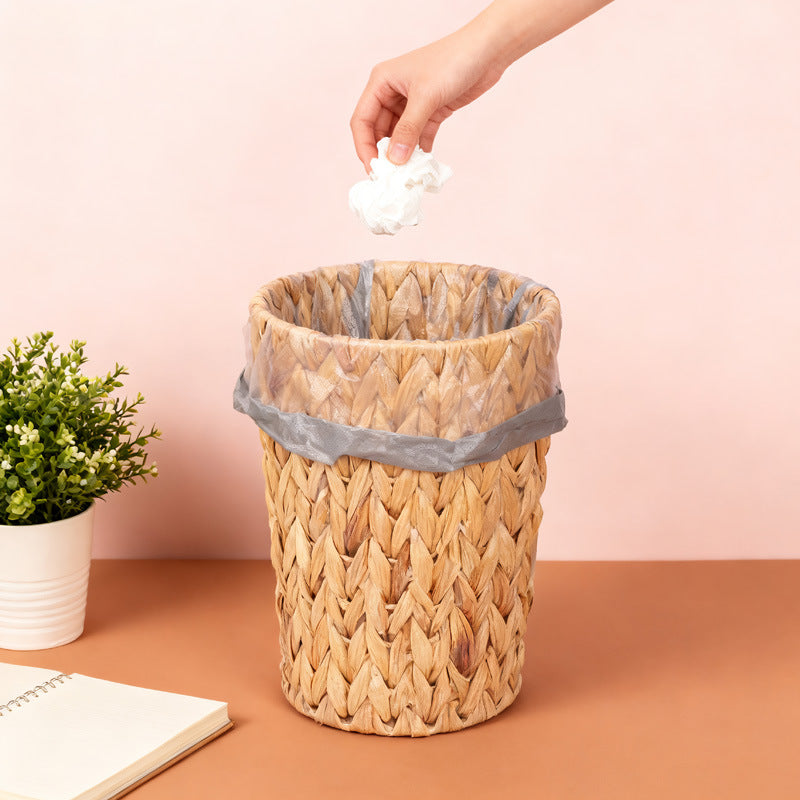 Handcrafted Decorative Woven Storage Cylinder Bowlift