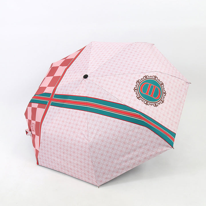 Ladies Elegant Umbrella with Unusual Pattern Mix Bowlift