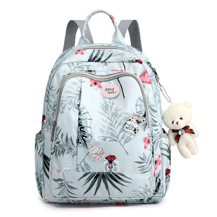 Fun Printed Multi-Compartment Backpack Bowlift