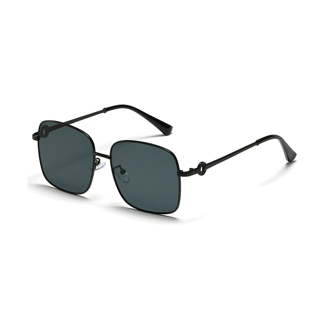 Ladies elegant square sunglasses with high-quality metal frame Bowlift