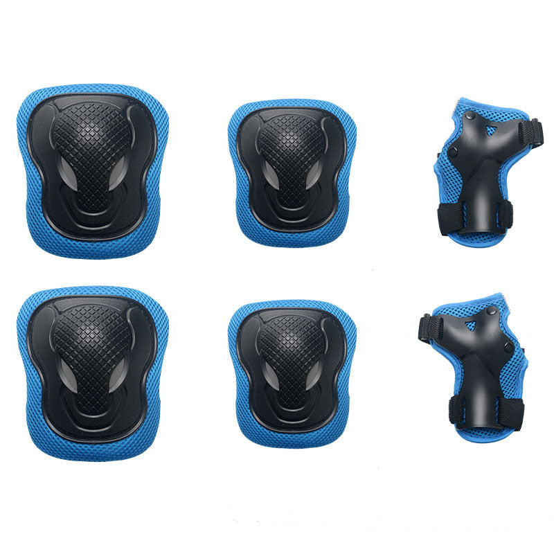 Complete Skate Protection Pad Set with Breathable Mesh and EVA Shock-Absorbing Shell Bowlift