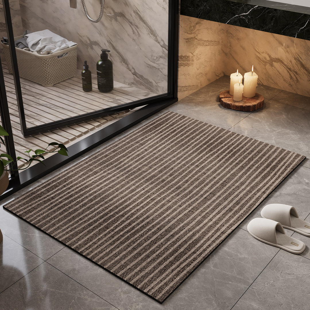Natural Fiber Bath Mat Bowlift