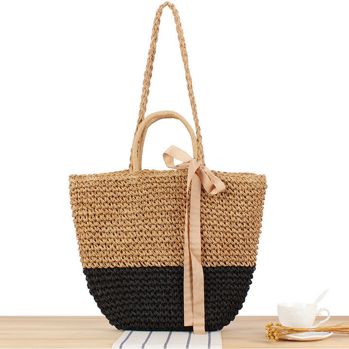Elegant Straw Shopping Bag Bowlift