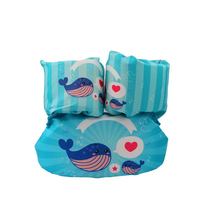 Women's Inflatable Swimming Aid with Colorful Flamingo Design Bowlift