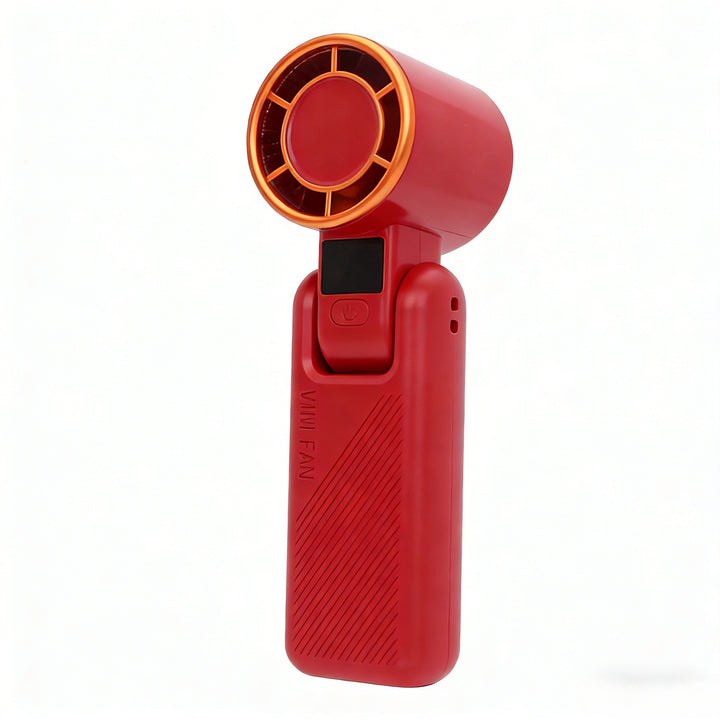 Women Portable Mini Fan with LCD Display Bowlift