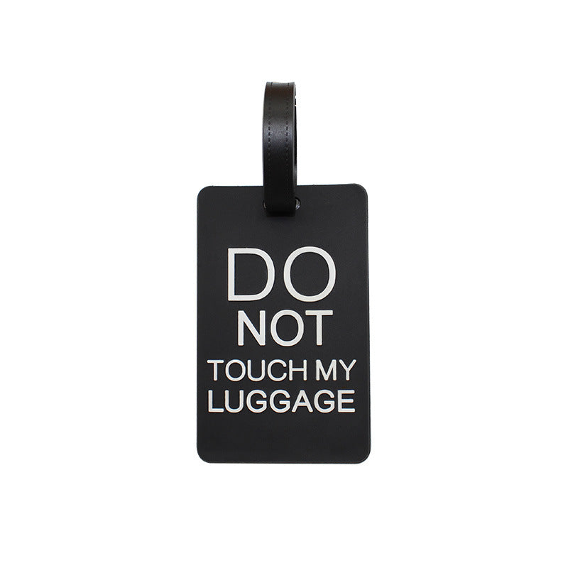 Unisex Luggage Tag with Safety Message Bowlift