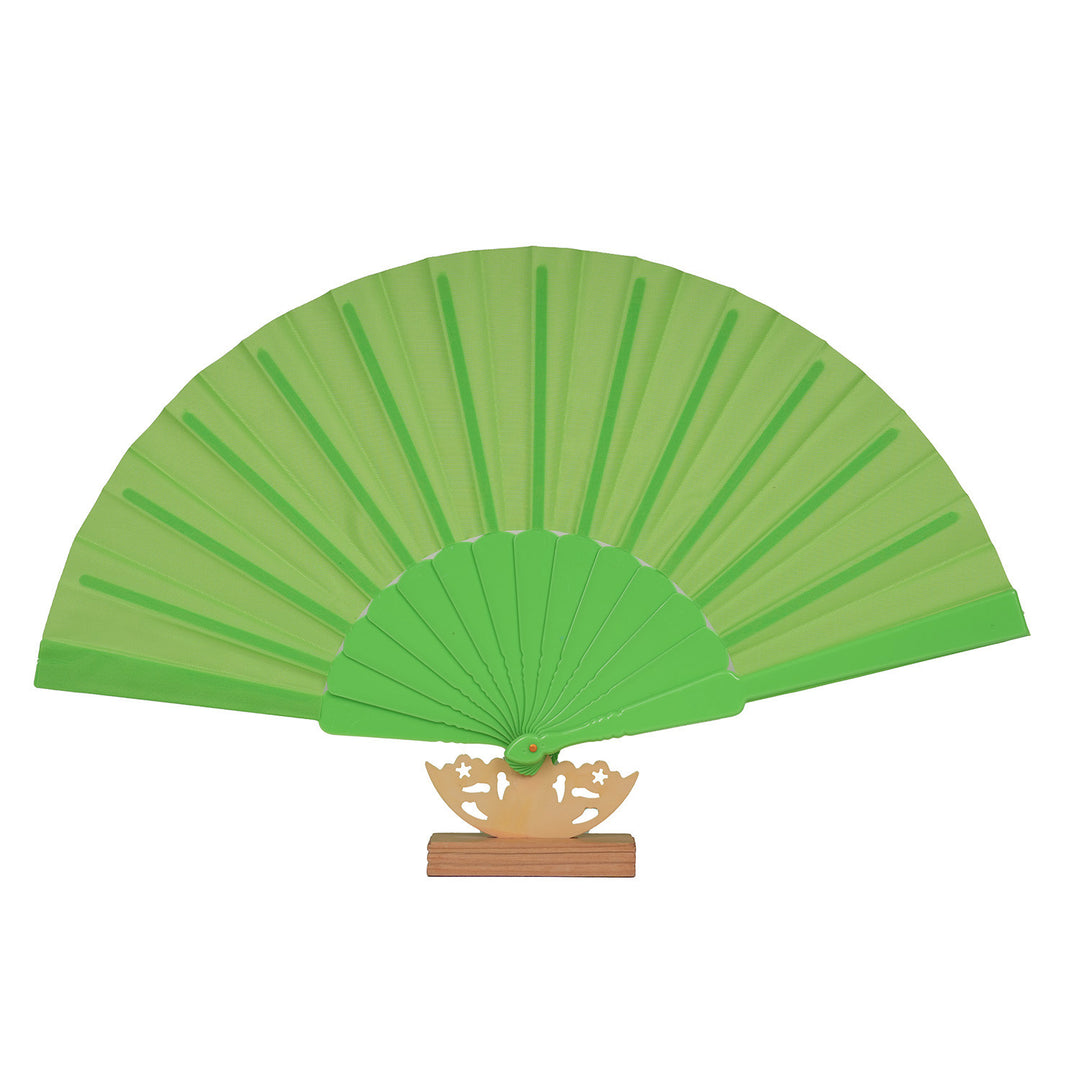 Ladies decorative fan with elegant wooden handle Bowlift
