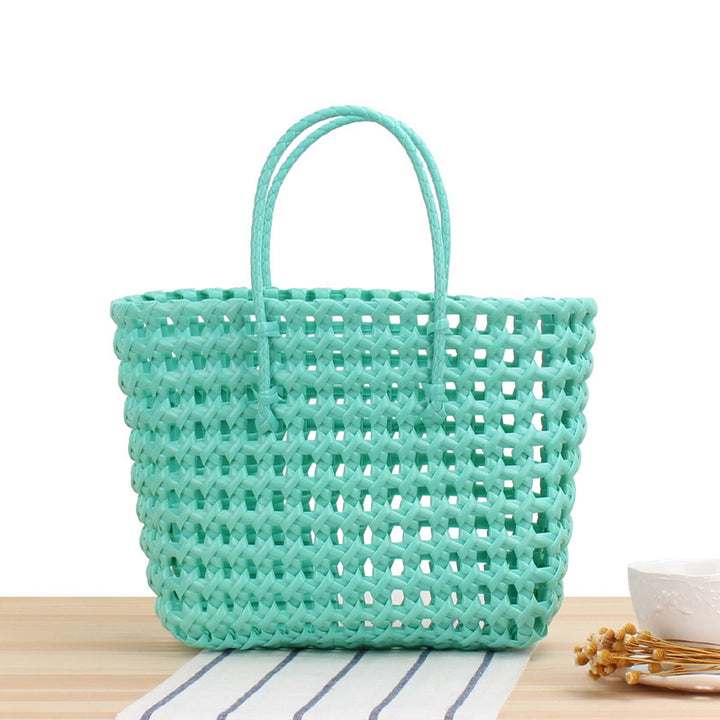 Flexible Tote Bag Made of Handcrafted Woven Material Bowlift
