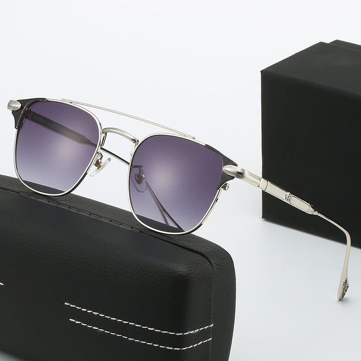 Women's fashion half-frame glasses Bowlift