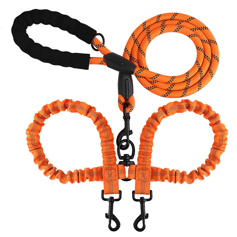 Bungee Training Dog Leash with Dual Handle