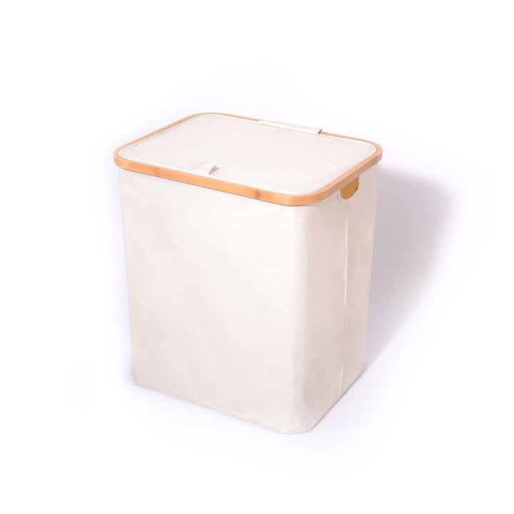 Storage basket with wooden frame Bowlift