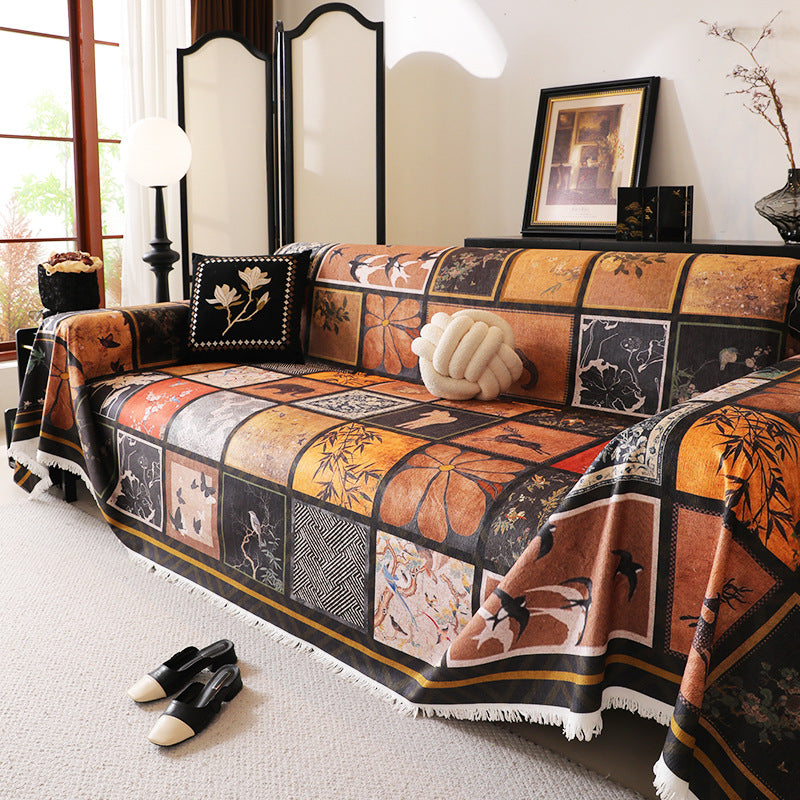 Decorative Artistic Tapestry Throw Cover