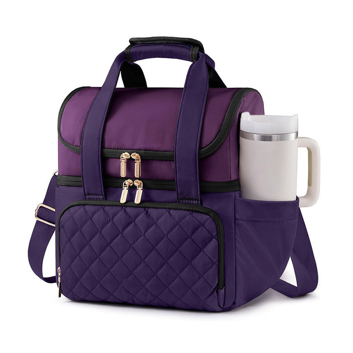 Elegant cooler bag with practical drink holder Bowlift
