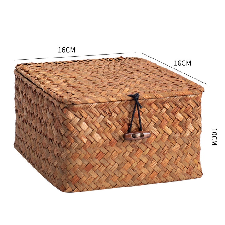 Handmade Woven Storage Cube Bowlift