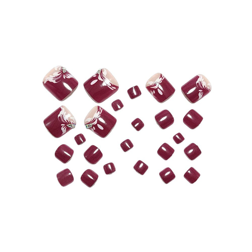 Nail art with Noble Flower Design Bowlift