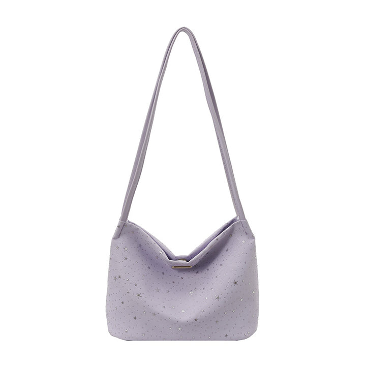 WoStylish Star-Embellished Hobo Bag Bowlift