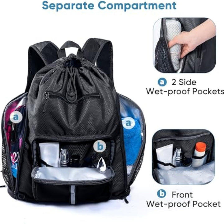 Versatile sports and leisure backpack Bowlift