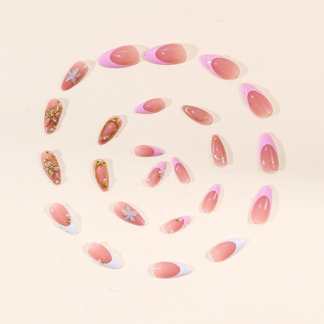 Luxury 3D Floral Nail Art Set Bowlift