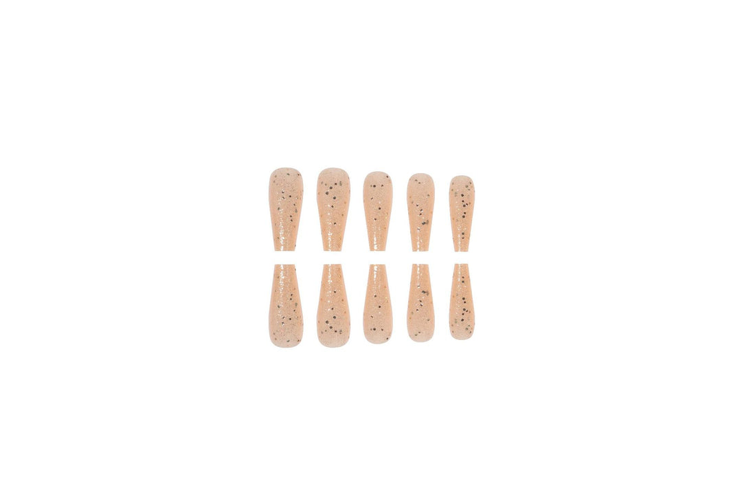 Glittering Long Stiletto Nail Extensions Bowlift