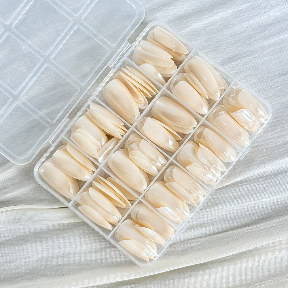 Premium Clear Press-On Nail Tips Collection Bowlift