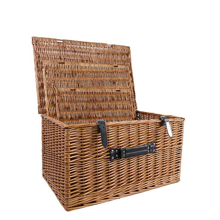 Ladies Stylish Willow Basket with Sturdy Lid Bowlift