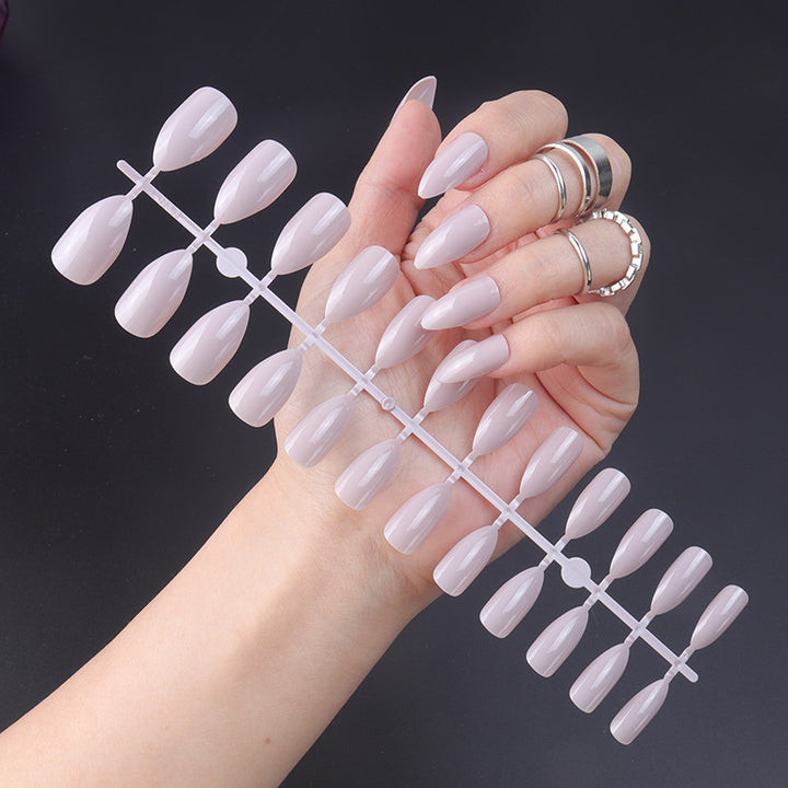 Stiletto Press-On Nails with Glossy Finish Bowlift