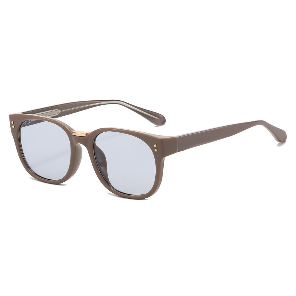 Women's fashionable sunglasses with transparent frame and elegant details Bowlift