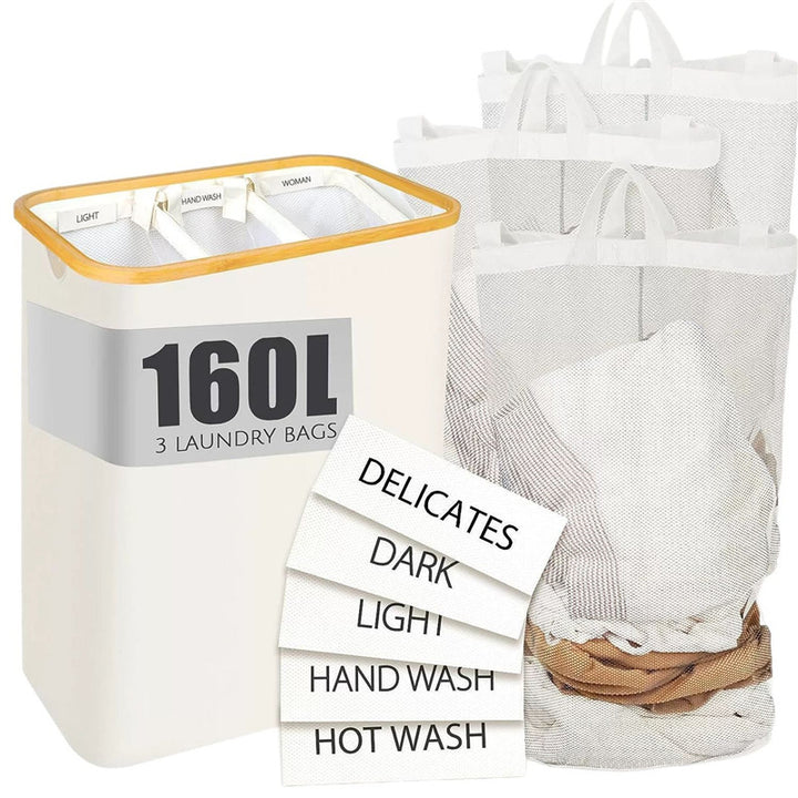 Laundry basket with compartments Bowlift