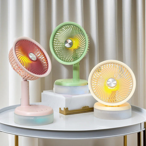 Women's portable table fan with innovative design and USB charging function Bowlift