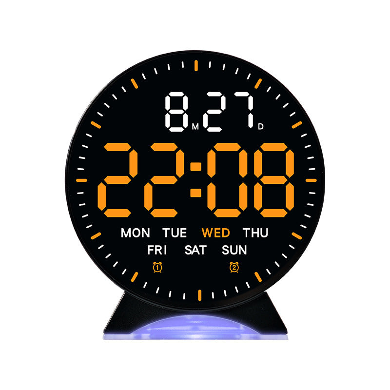 Digital multifunction alarm clock with calendar and temperature display Bowlift