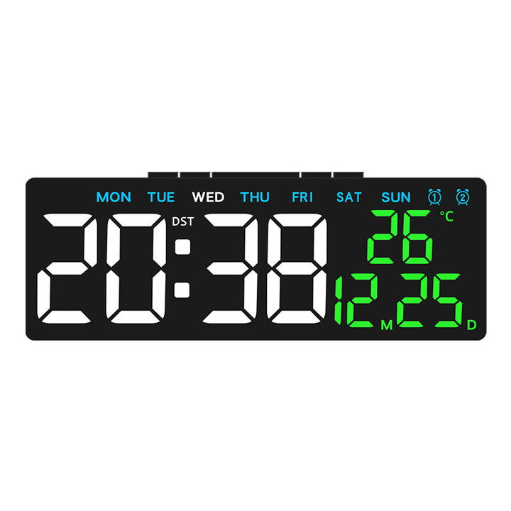Digital multifunction alarm clock with large display Bowlift