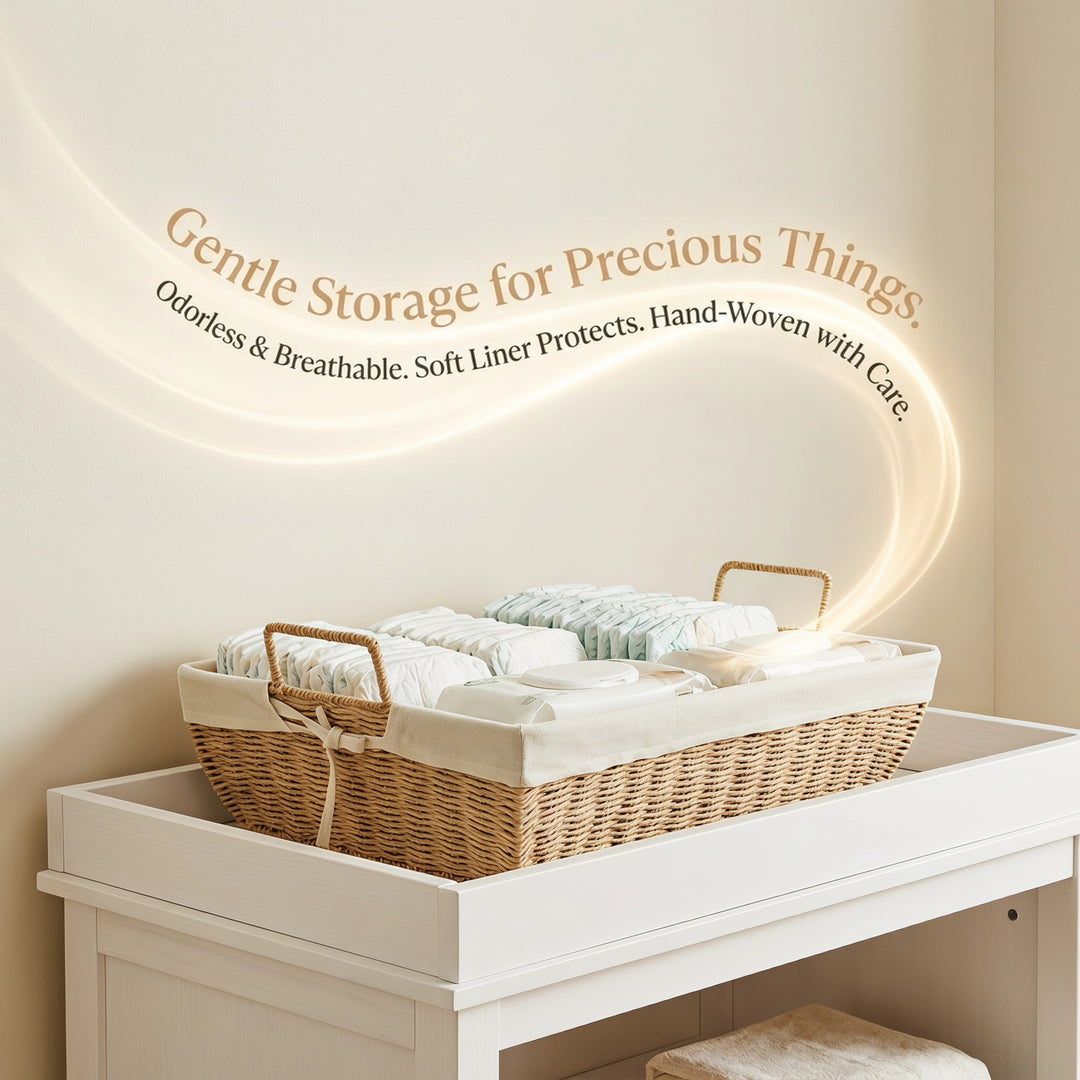 Practical storage basket with fabric lining Bowlift
