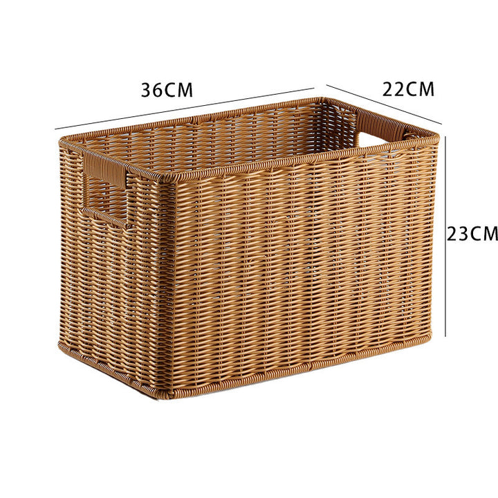 Home Storage Wicker Basket Bowlift